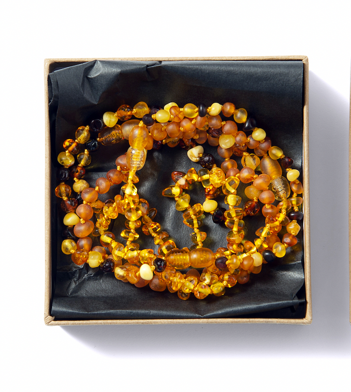 Amber One Size Necklace - Screw top