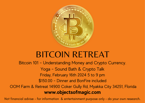 Bitcoin 101 & Yoga Retreat