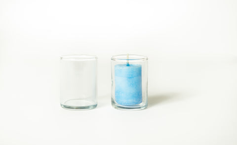 Glass Jar Power Votive