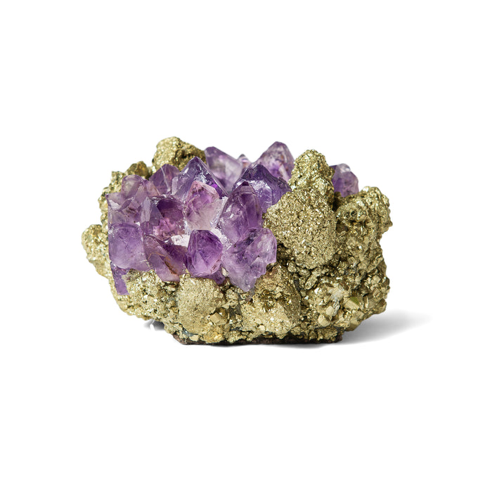 PETITE AMETHYST W PYRITE VOTIVE