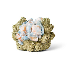 Load image into Gallery viewer, CLASSIC BLUE CALCITE W PYRITE VOTIVE
