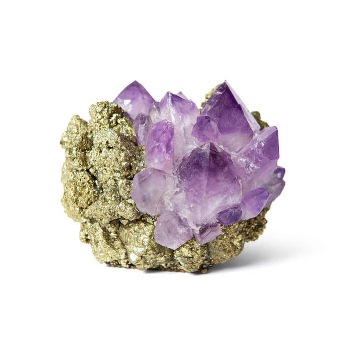 CLASSIC PYRITE/AMETHYST VOTIVE