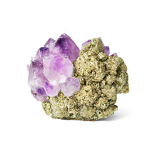 Load image into Gallery viewer, CLASSIC PYRITE/AMETHYST VOTIVE
