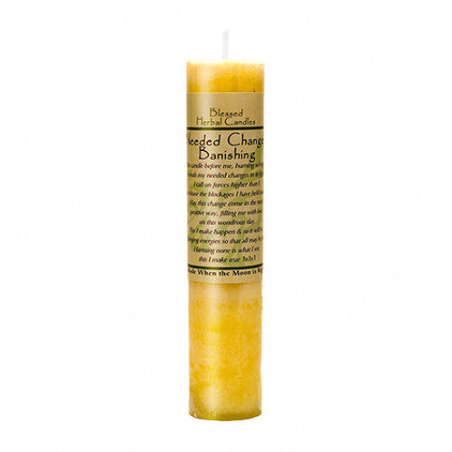 Blessed Herbal Candle - Needed Changes