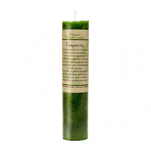 Blessed Herbal Candle Prosperity