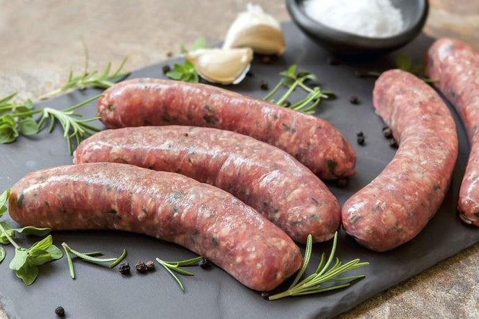 Bison Bratwursts Jalapeño Cheddar - Pork Casing