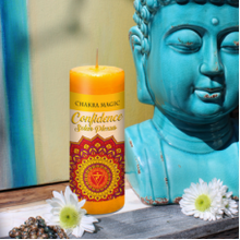 Load image into Gallery viewer, Chakra Magic Confidence Candle
