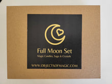 Load image into Gallery viewer, Full Moon Candle &amp; Crystal Gift Set
