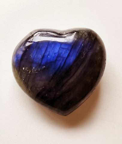 Labradorite crystal Heart - Small
