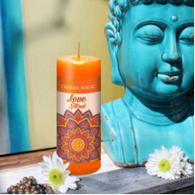 Load image into Gallery viewer, Chakra Magic Love Candle
