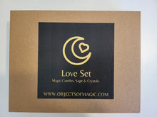 Load image into Gallery viewer, Love Candle &amp; Crystal Gift Set
