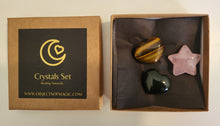 Load image into Gallery viewer, New Beginning Candle &amp; Crystal Gift Set
