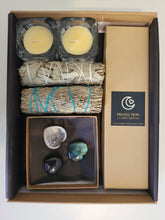 Load image into Gallery viewer, Protection Candle &amp; Crystal Gift Set

