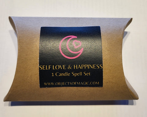 Self Love and Happiness  Intention Candle - 1pc