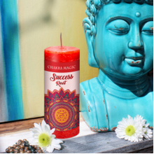 Load image into Gallery viewer, Chakra Magic Success Candle
