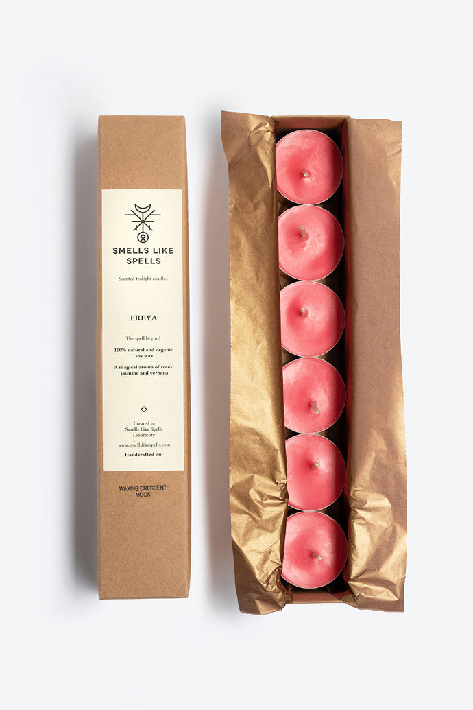 Love Scented tealight candles FREYA